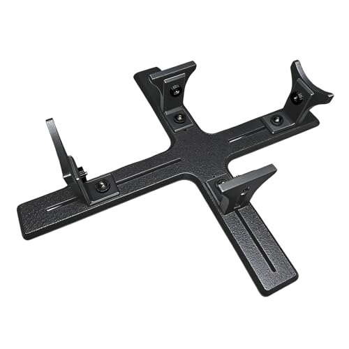 Fenteer Modellflugzeug-Malständer, Basishalterung, Hilfswerkzeug, Bastelwerkzeug, Modellbau-Halterung, Vorrichtung für Ausstellungszwecke, Hobbybastler, Schwarz