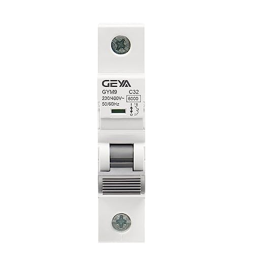 Disjoncteur GYM9 1P 6KA courbe C protège efficacement votre tableau électrique AC