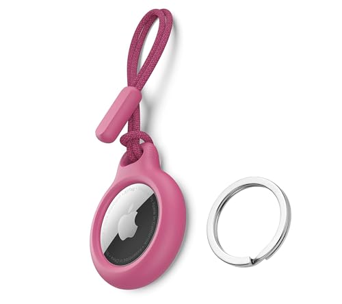 Image of case with Lanyard and a Keyring, Water Proof Shock Proof Scratch Resistant Drop Resistant Available in 5 Colours (Pink)