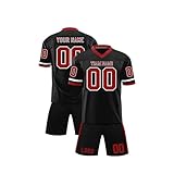 Maillots de Rugby Personnalisés 2 Sets Nom de l'Equipe Numéro Logo Imprimé Maillot de S...