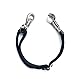 JA Horse Transport Elastik Anbinder Anbindestrick elastisch Gummianbinder Anbindekette mit Panikhaken und Bull snap für Reitsport Pferdeanhänger, Box und Stall (50-70 cm, Anbinder Nylon Flexible)