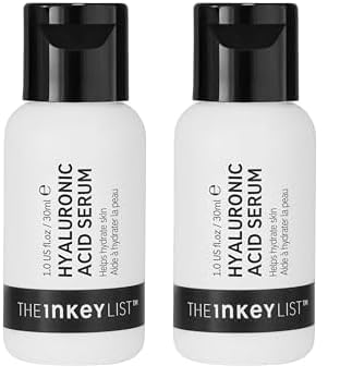 The INKEY List 2% Hyaluronic Acid Serum für pralle und glatte Haut für alle Hauttypen 30 ml (Packung mit 2)