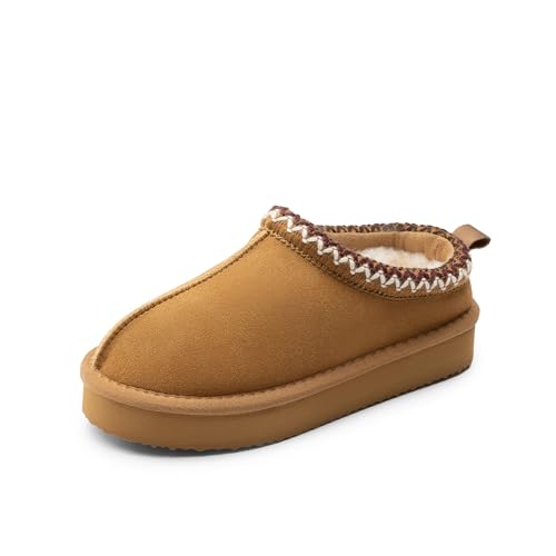 DREAM PAIRS Girls Boys Slippers Kids House Fuzzy...