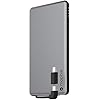 mophie Powerstation Plus External Battery with Built-in Cables for Smartphones and Tablets (6,000mAh) – Space Grey
