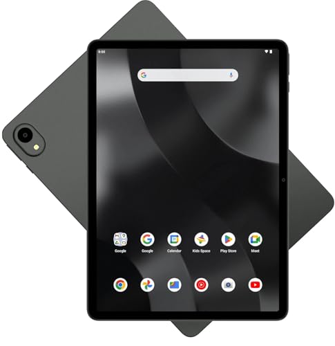 onn. Surf 11″ Tablet Pro, 64GB - 2024 Model, 4GB RAM, (1840 x 1280 Resolution), 16-Hour Battery, Android 14 (Grey) (Renewed)