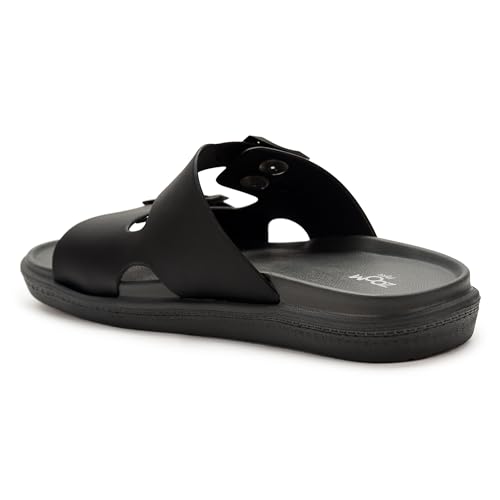 Image of Zoom Shoes FLTM04 Men's Sandals With Adjustable Buckle Strap Ultra Soft & Flexibility Anti Skid Comfortable Waterproof Daily Sandals for Men