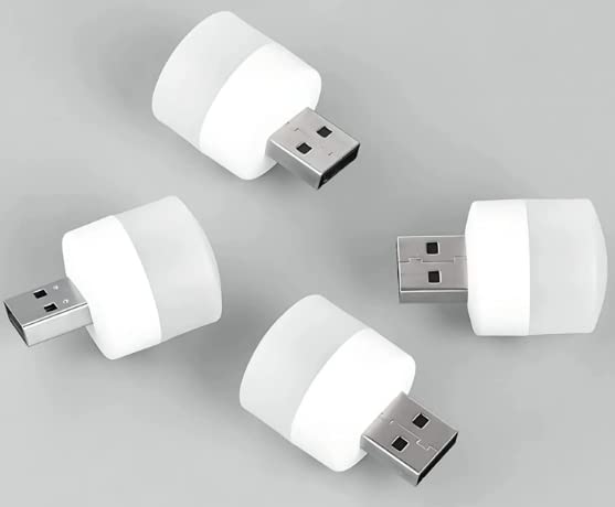 USB LED Lamp Night White Light for Bedroom, Outdoor Camping Powerd by PC, Laptop or Any Power Bank (Pack of 4 Nos.) (B0BLM7651F) Amazon Price History, Amazon Price Tracker