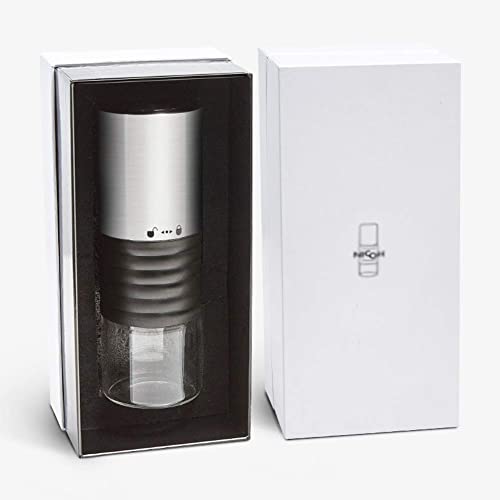 SXLCKJ Elektrische Mini-Kaffeemühle, USB-Aufladung, One-Touch-Bedienung, tragbare Gratmühle für Kaffeebohnen…