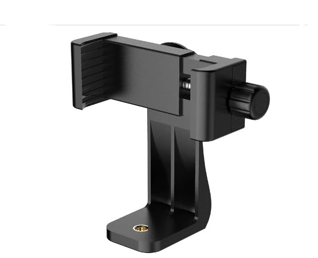 Phone Holder with 360-Degree Rotation, Universal Tripod Adapter, Black-image-44