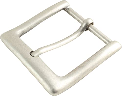 Brazil Lederwaren Gürtelschnalle 4,0 cm | Buckle Wechselschließe Gürtelschließe 40mm Massiv | Dorn-Schließe | Wechselgürtel bis 4cm | Altmessing