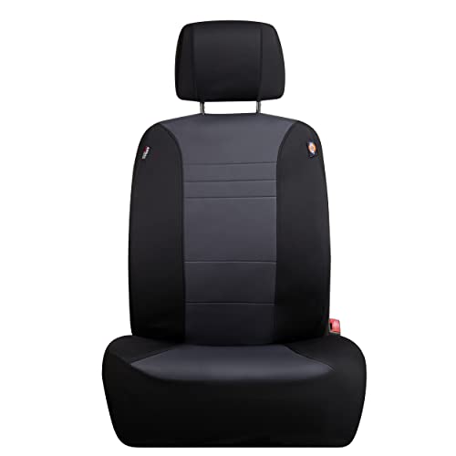 Dickies 2-Piece Aquablock Seat Covers, Water-Resistant Seat Covers for Cars, Trucks, SUVs — Black/Gray - image 7