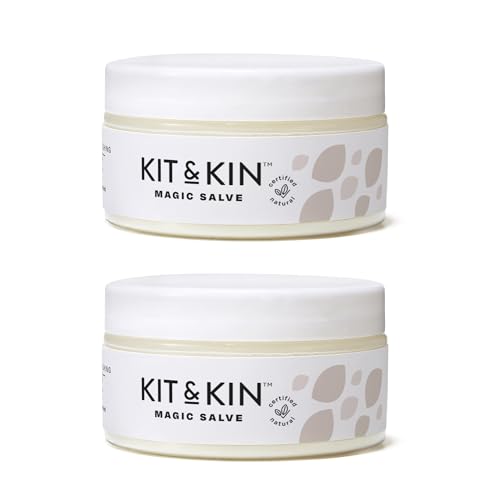 Kit & Kin Magic Salve Universal Baby Balm 2 x 100ml | Hypoallergenic Moisturising Balm with 100% Natural Ingredients | Soothes & Protects Delicate Skin