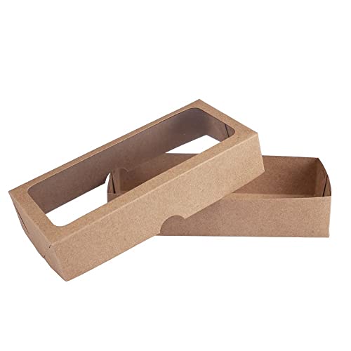 CAIXA DE PAPEL KRAFT 17X8X3,5CM VISOR 15 UNIDADES