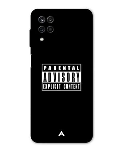 Image of Premium Explicit Case for Samsung Galaxy M12 Soft-Touch Metal TPU Back Cover, Shockproof, Designer, Aesthetic Mobile Phone Case (Glossy Finish)