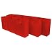 10x5x13" 12 Pcs. Large Red Paper Gift Bags with Handles, Party Favor Bags for Birthday Parties, Weddings, Holidays and All Occasions
