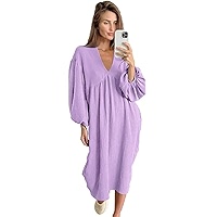 Chemise De Nuit Thermolactyl, Empiècement Réchauffe-épaules, Manches Longues - Chemise De Nuit