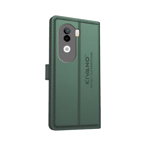 Image of Compatible with Vivo V40e 5G / iQOO Z9s 5G Flip Cover | Leather Finish | Inside Pockets & Inbuilt Stand | Shockproof Wallet Style Magnetic Closure Back Cover Case