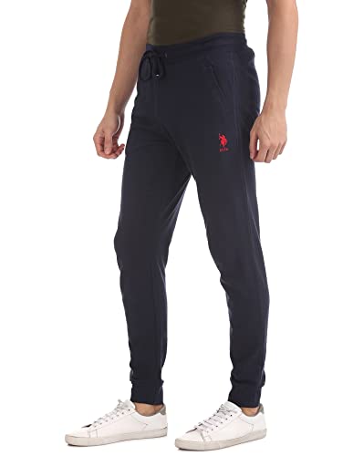 Image of U.S. Polo ASSN. Men's I604 Mid Rise Drawstring Waist Longe Joggers