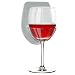 Wine Glass Holder Shower & Bath Suction Cup Wine Gifts Relaxation (Grey)