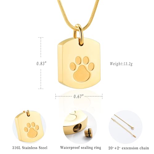 Personalized Ash Necklace for Dog - Image 2