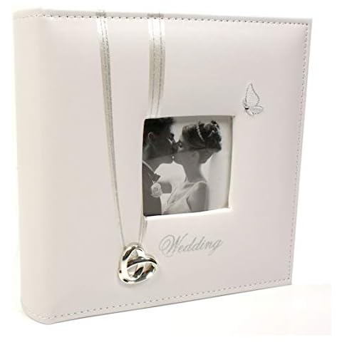 Vimyd Wedding Rings Butterfly Photo Album Cover
