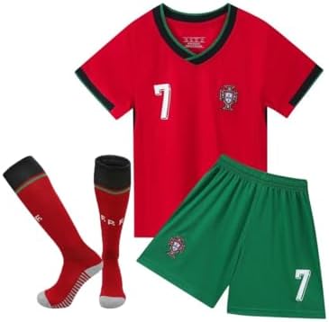 2024/2025 Portugal Soccer Legend #7 Jersey Fan Kids Unisex Jersey...