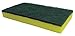Sponge Scrubber,9x4-1/2 In,Green/Yellow -6 pack