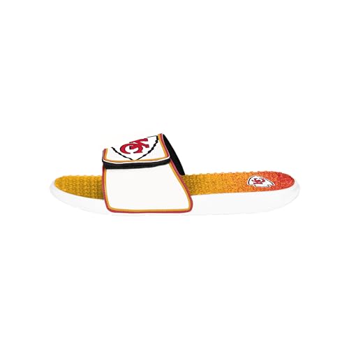 Image of FOCO mens Nfl Primary Team Logo Gradient Gel Slide Sandals