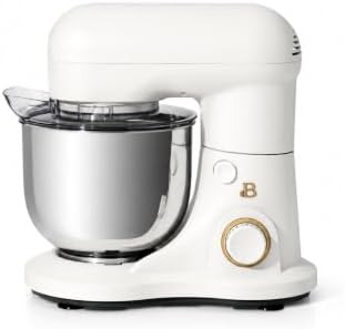 Beautiful 3.5 Qt Stand Mixer by Drew Barrymore, 12-Speed, White Icing
