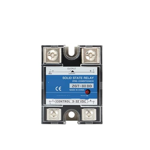 Relais statique SSR 80A DD à haute dissipation thermique pour une commutation DC stable