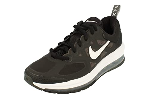 NIKE Air Max Genome GS Running Trainers CZ4652 Sneakers Schuhe (UK 3.5 us 4Y EU 36, Black White Anthracite 003)