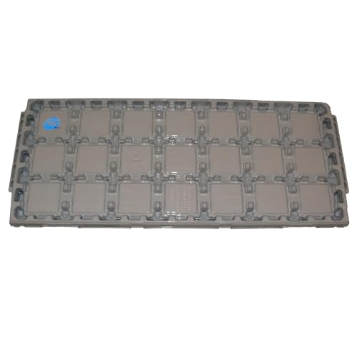 Raccoglitore Tray Retail Antistatico Impilabile Per 25 CPU Processori LGA 1156 1155 1150 1151 1200 21 Slot da 37.5 mm X 37.5 mm ricondizionato grigio