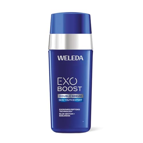 Weleda - EXO Doble Sérum Redensificante, Rellena e Ilumina la Piel, con Colágeno Activo, Péptidos y Centella Asiática, Sérum Bifásico 2 en 1 con Tecnología Exosomas - 30 ml