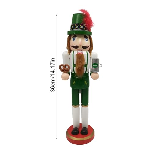 Figuras de madera coleccionables de 36 cm con diseño tradicional para display y hogar 6