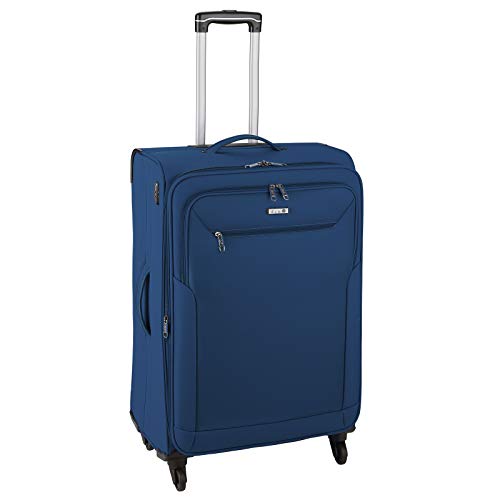 D&N Travel Line 6804 Koffer, 66 cm, 63L, Blau