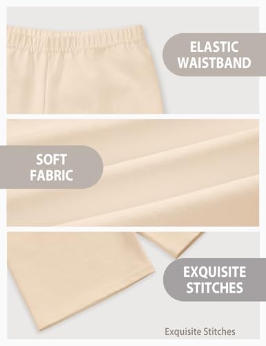 Image of Somaibo 3 Pack Girls Bike Shorts Kids Cartwheel Under Dress Cotton Short | Girl Biker Shorts Dance Tumble Gymnastic Short