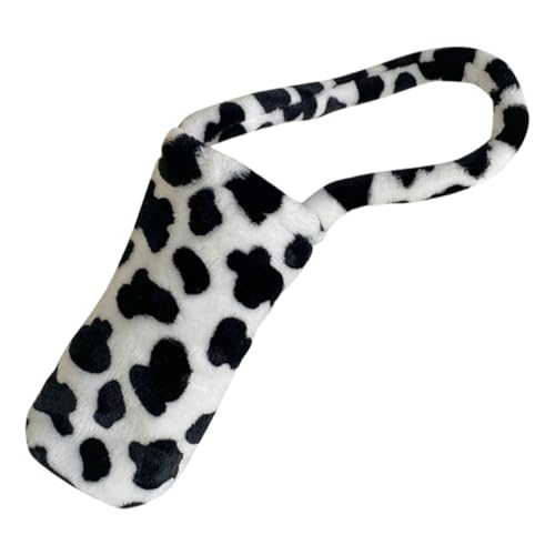 VICASKY Housse de Bouteille d'Eau en Peluche Anti-Brûlure Bandoulière Étui Portable Isolant pour Gourde Compatible Inox et Plastique Léger et Pratique pour Randonnée et Voyage