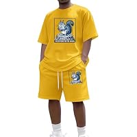 Ropa De Hombre Conjunto De Camiseta Y Pantalón Corto con