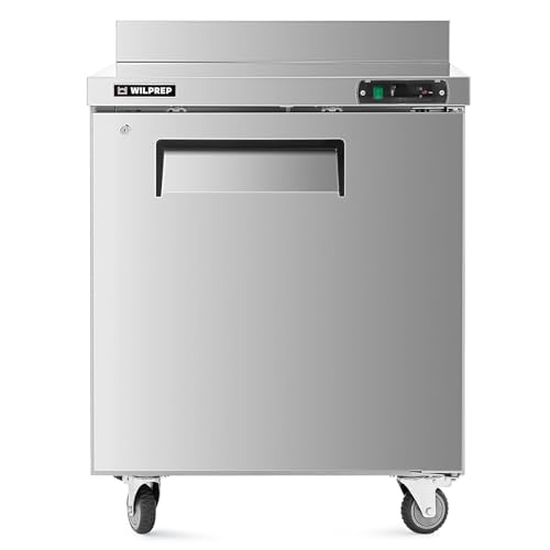 WILPREP Commercial Undercounter Worktop Freezer, 48