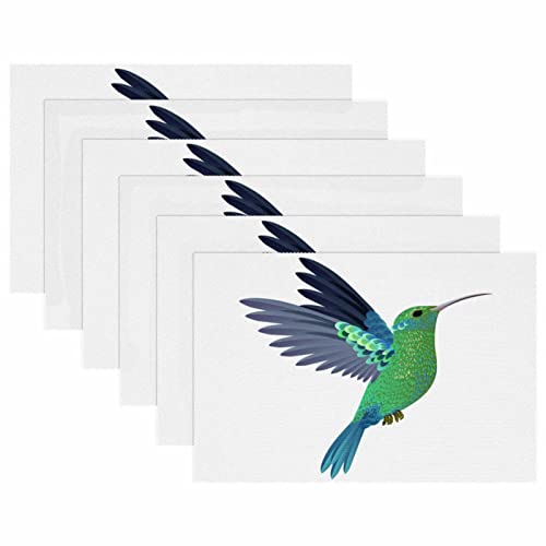 Sets de table colibri antidérapants pour sublimer vos dîners en terrasse