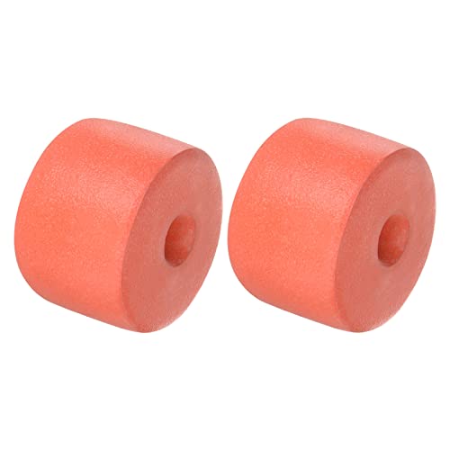 PATIKIL 1.57x2.36 Inch Deep Water Fishing Float, 2 Pack 70g Foam Marker Buoy for Trail Markers Dock Floats Kayak Boats Swim, Orange