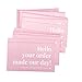 ITZAMNA Thank you Card hello your order made our day card hope this package brigtens yours Card 100 pink