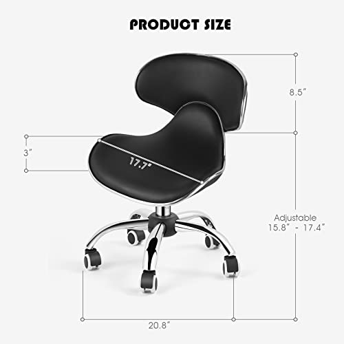 Winedyoung Pedicure Chairs For Nail Tech Pedicure Stool Set Of 2 Pedicure Short Stool, Adjustable Comfort Pneumatic Pump Spa Chair #TOP5