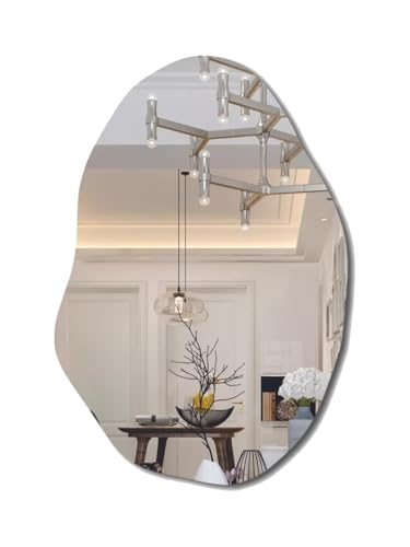 Espelho Decorativo Acrílico Grande 60x90 cm Rústico Sala Quarto E...