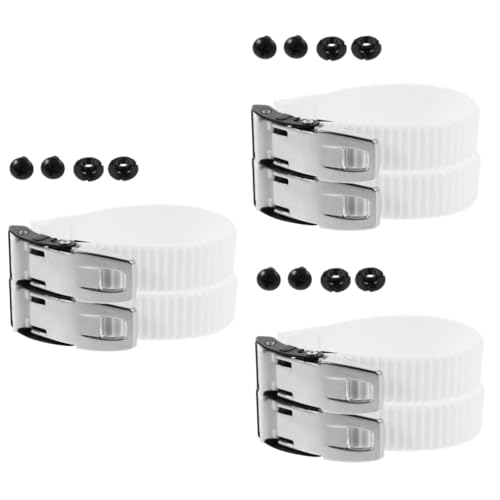 BESPORTBLE 3 Pairs Roller Skate Buckle Straps for Skating Shoes Replaceable Skate Strap Leash