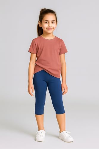 Image of CHARM N CHERISH Girls Cotton 3 /4th Leggings Pack of 1