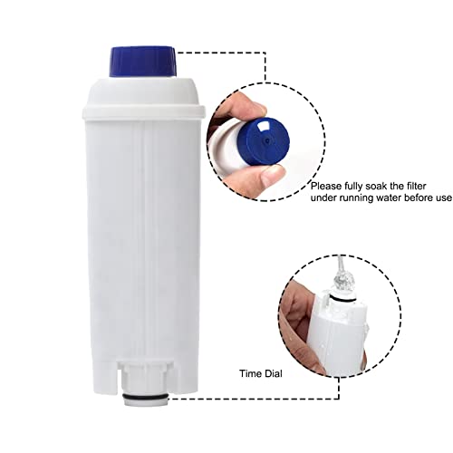 image for LUZLED Coffee Machine Filters Replacement for DeLonghi Filter DLSC002,