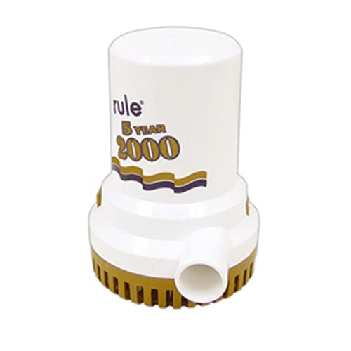 Rule 09, 2000 Gph Gold Series Bilge Pump #TOP1