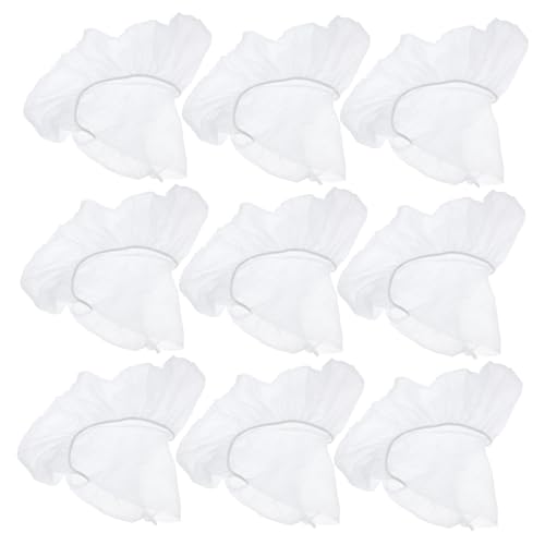 WOFASHPURET 50pcs Disposable Shaped Headrest Covers Non Woven Elastic Massage Table Protectors for Spa and Beauty Salon Use