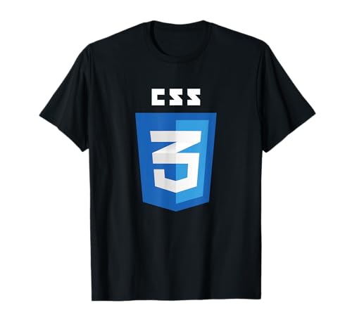 White CSS3 Text Word Official Logo T-Shirt T-Shirt